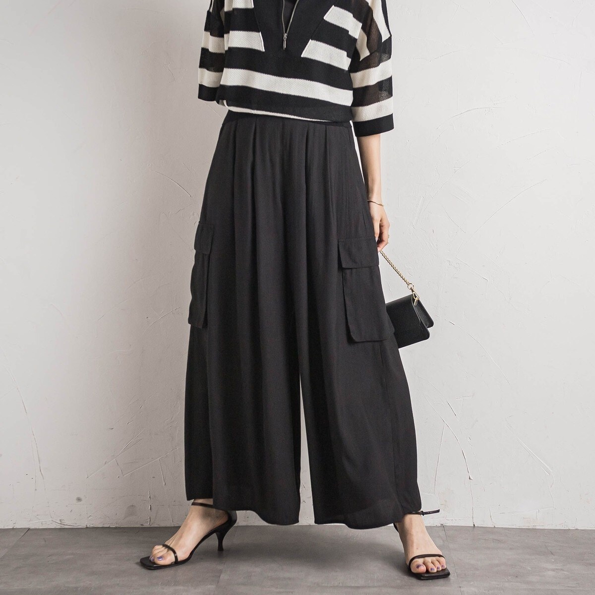 メイソングレイ（MAYSON GREY）/カーゴキュロットパンツ≪洗濯機で洗える≫ カーゴキュロットパンツ≪洗濯機で洗える≫ | メイソングレイ(MAYSON