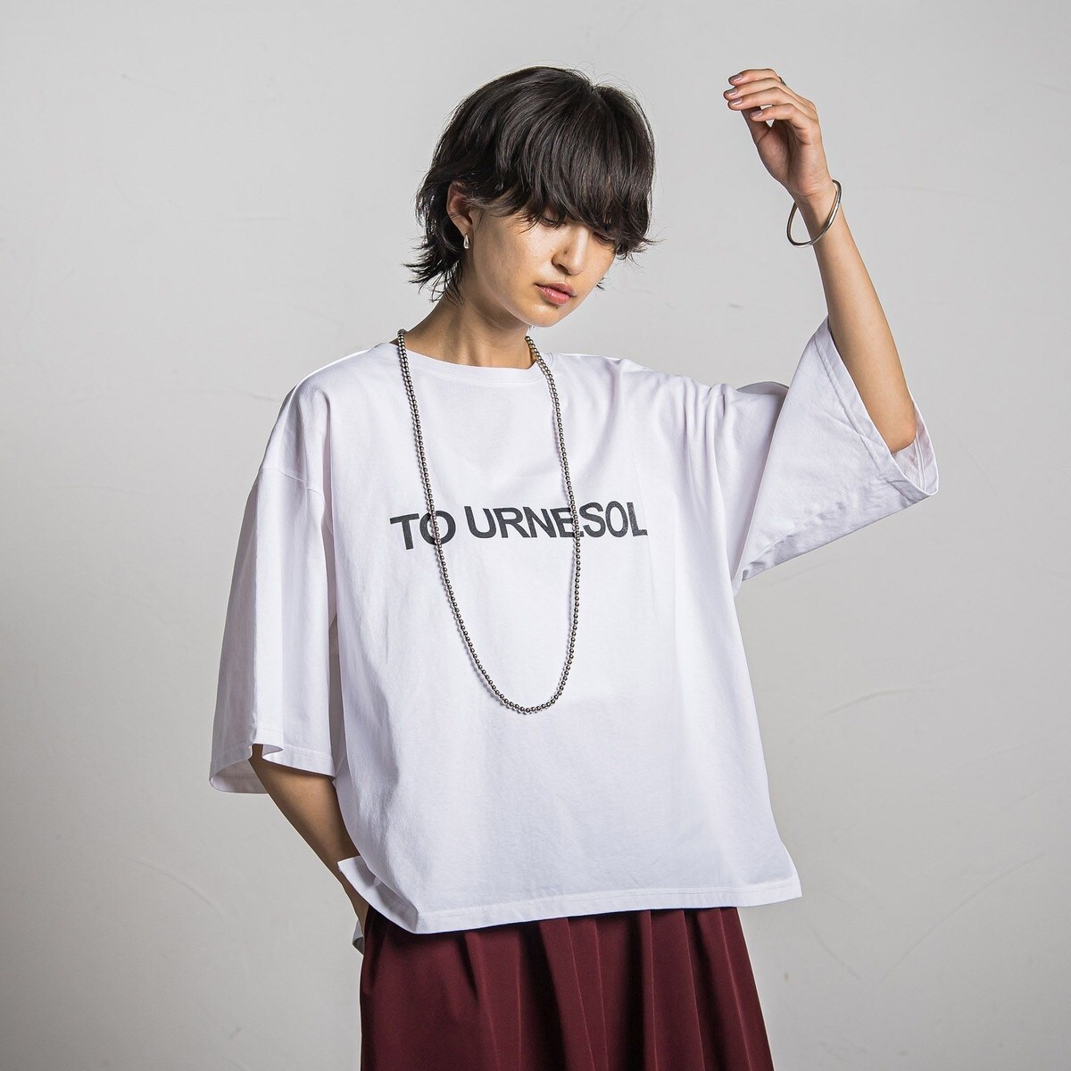 MAYSON GREY / メイソングレイ ビッグロゴTシャツ≪手洗い可能≫ ビッグロゴTシャツ≪手洗い可能≫ | MAYSON GREY（メイソン