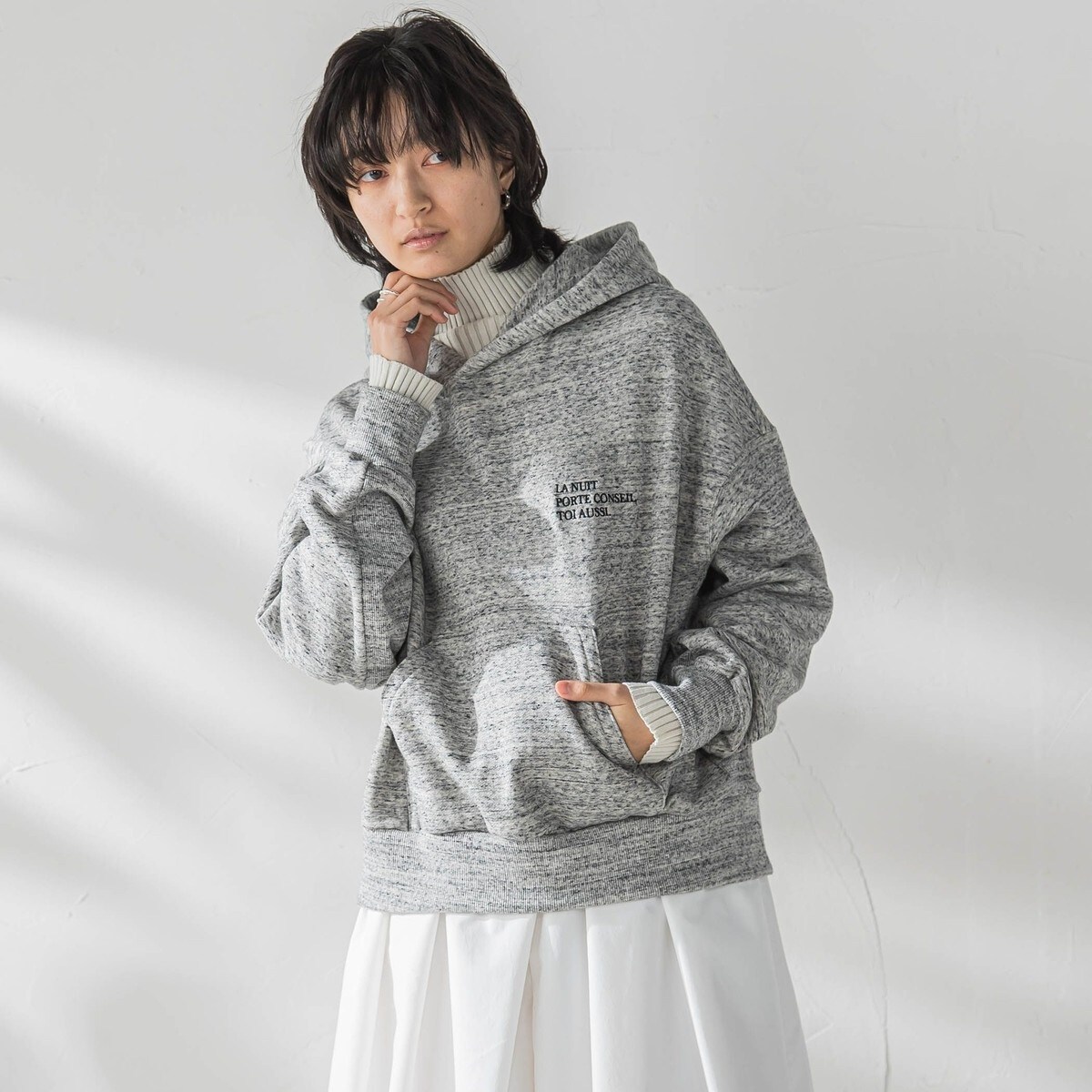 パーカー 「VERY3月号掲載/洗える」コットンテリー ジップアップ フーディー レディース セール】【VERY3月号掲載/洗える】コットンテリー ジップアップ
