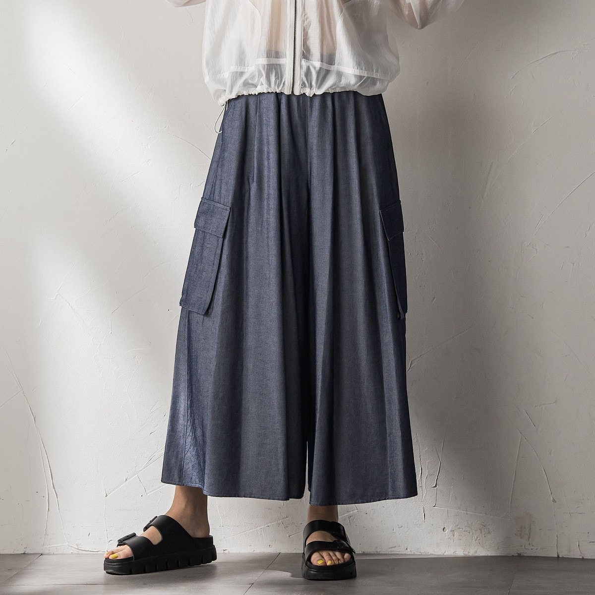 メイソングレイMAYSON GREY リネンライクドットパンツ セール】 リネンライクドット柄パンツ≪洗濯機で洗える