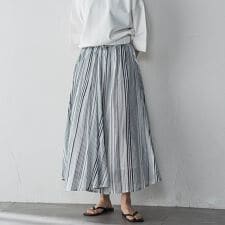 コットンボイル2WAYエアリーギャザースカート≪手洗い可能≫ | メイソングレイ(MAYSON GREY)