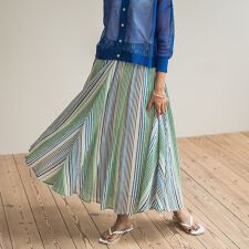 コットンボイル2WAYエアリーギャザースカート≪手洗い可能≫ | メイソングレイ(MAYSON GREY)