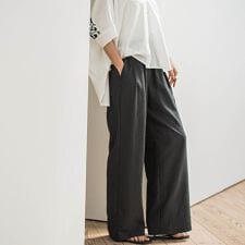 【新色追加】イージーワイドパンツ≪手洗い可能 / セットアップ対応≫