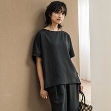 【新色追加】タンブラーブッチャードルマンブラウス≪手洗い可能 / セットアップ対応≫