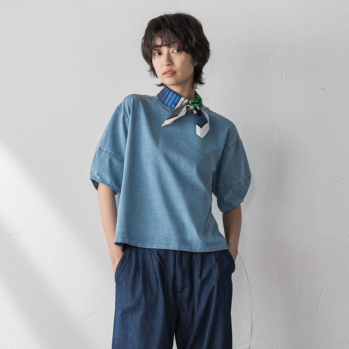 WEB限定】ゆるボーダーロングTシャツ | MAYSON GREY（メイソン