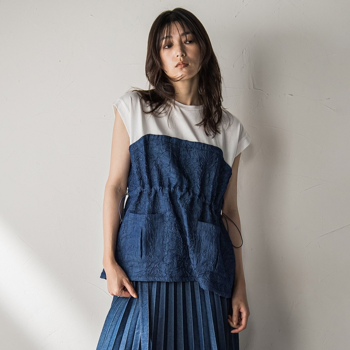 ⭐️お値下げ⭐️MAYSON GREY 異素材コンビブルゾン