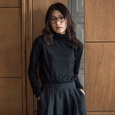 【新色追加】メランジリブタートルネックプルオーバー≪手洗い可能≫