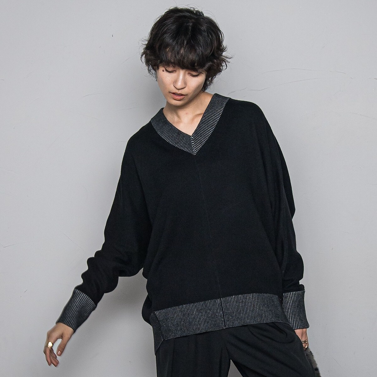 ラクーンブレンドニットプルオーバー | メイソングレイ(MAYSON GREY