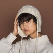 メイソングレイ(MAYSON GREY)のニットフライト帽