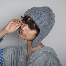 メイソングレイ(MAYSON GREY)のニットフライト帽