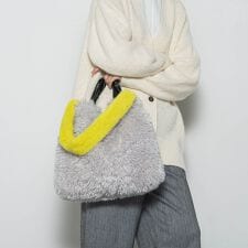 メイソングレイ(MAYSON GREY)のバイカラーエコファートートバッグ　M