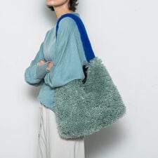 メイソングレイ(MAYSON GREY)のバイカラーエコファートートバッグ　M