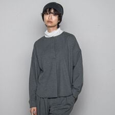 メイソングレイ(MAYSON GREY)の【一瞬で楽とキレイを叶える】裏起毛2WAYネックブラウス≪手洗い可能≫