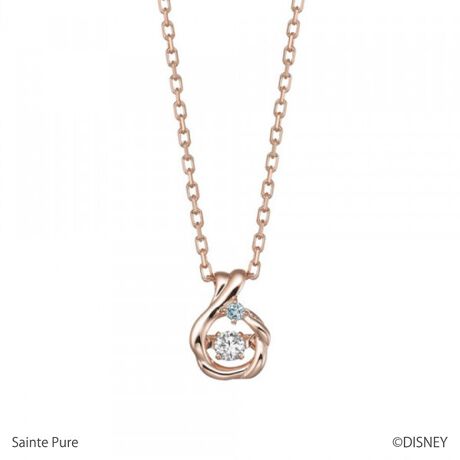 ｄｉｓｎｅｙ シンデレラ １１月誕生石 シルバー ブルートパーズ ダンシングストーン ネックレス ブルーム Bloom Bspk1941fm ファッション通販 マルイウェブチャネル