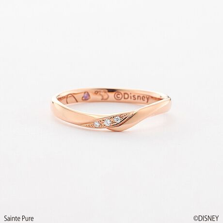 ディズニー ｓｍａｃｋ ９月誕生石 シルバー ピンクゴールドメッキ サファイア ペアリング レディ ブルーム Bloom Bsrkb0191v ファッション通販 マルイウェブチャネル