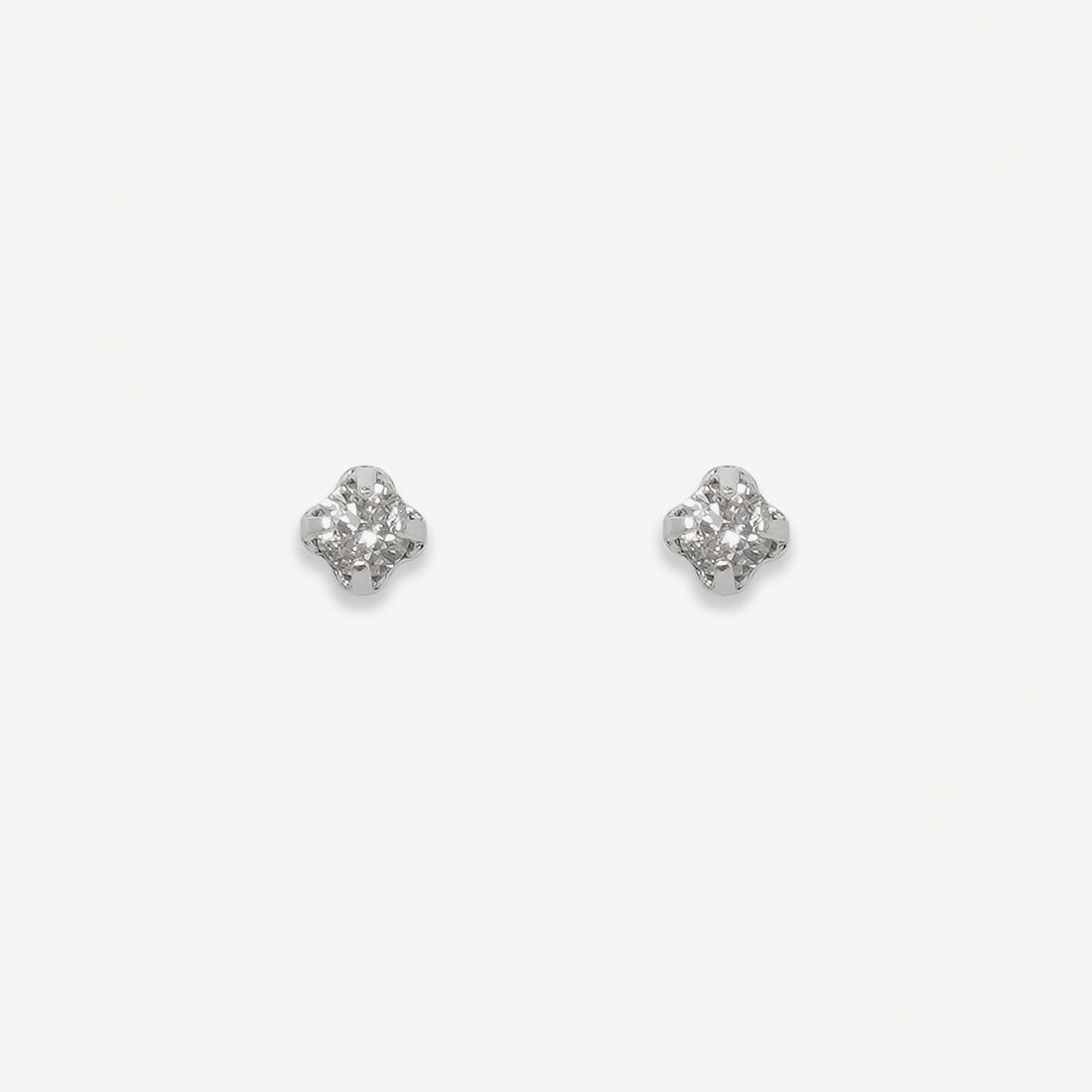 K10 ホワイトゴールド ダイヤモンド ピアス（0.02ct） | ブルーム