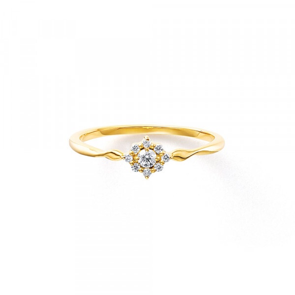 K18 イエローゴールド ダイヤモンド リング（指輪） | ブルーム(BLOOM