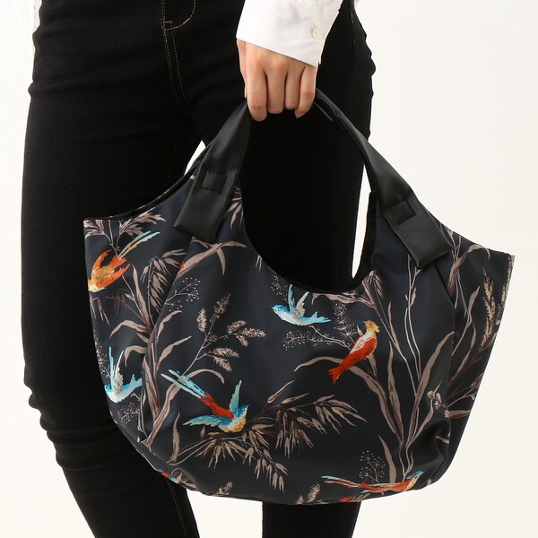 バードプリントバルーントート Mサイズ | イザック(Y'saccs) | 10-004 ...