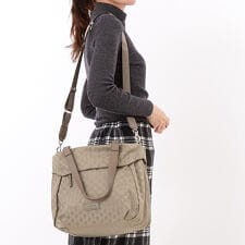 はっ水ドットジャカード2WAYトートバッグ