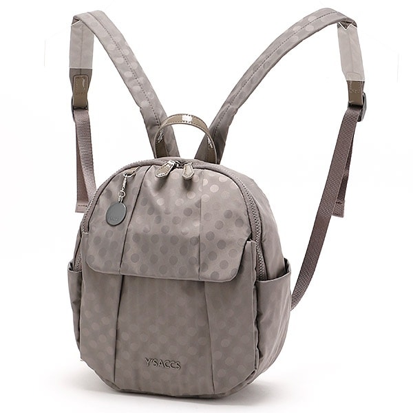 Y'SACCS PolkaDots サークルリュック Sサイズ グレージュ　新品 PolkaDots サークルリュックサック Sサイズ｜Y'SACCS公式通販