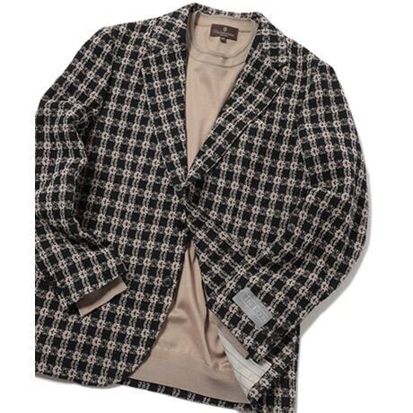 Linton ファンシーツイードジャケット メンズビギ Men S Bigi M0113fj 2 ファッション通販 マルイウェブチャネル