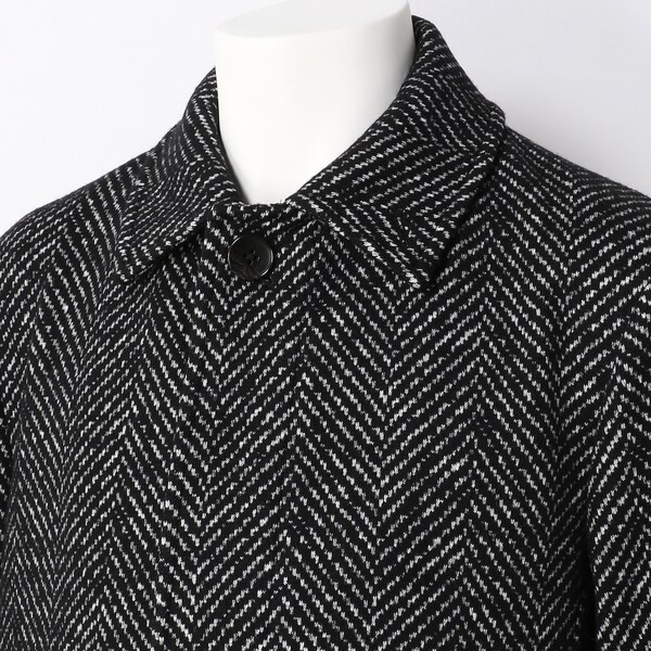 ヘリンボーンツィード調圧縮ジャージコート fabric made in japan | メンズビギ(MEN'S BIGI) | M0113FC 03  | ファッション通販 マルイウェブチャネル