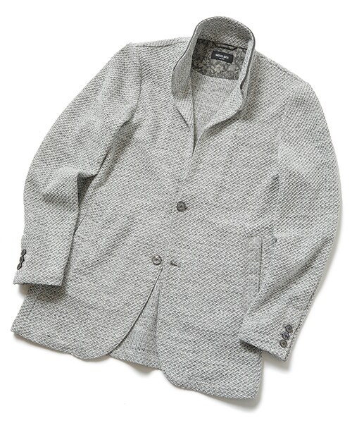 ムリネジャガードスタンドカラージャケット | メンズビギ(MEN'S ムリネジャガードスタンドカラージャケット | メンズビギ(MEN'S