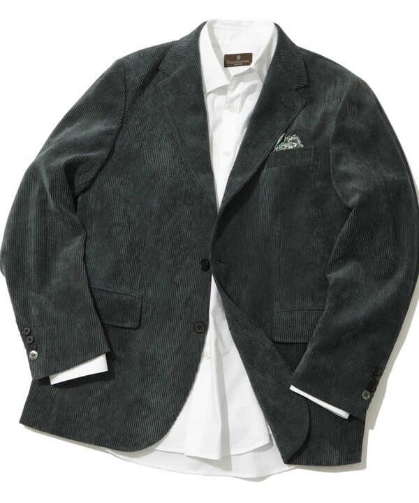 ソフトコーデュロイストレッチテーラードジャケット | メンズビギ