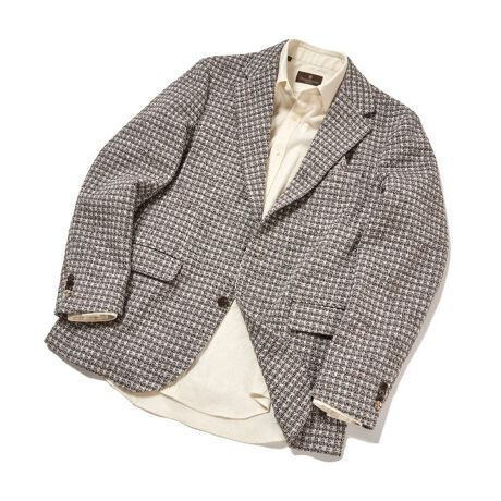 【LINTON】ファンシーツイードテーラードジャケット | メンズビギ(MEN'S BIGI) | M0131FJ 201 | ファッション