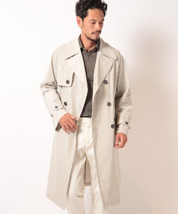 【freeLIFE×free】hevo トレンチコート hevo/イーヴォ】ストレッチポリエステルタフタトレンチコート