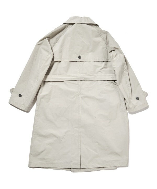 hevo/イーヴォ】ストレッチポリエステルタフタトレンチコート