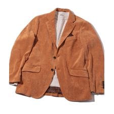 太畝ポリエステルコーデュロイテーラードジャケット＜セットアップ対応＞