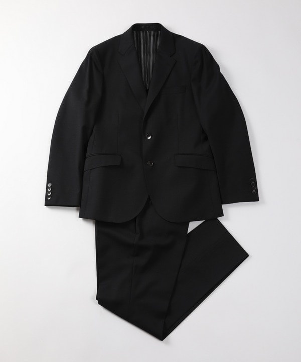 90s BIGI メンズ　ビギ　ヴィンテージ　スーツ　セットアップ　光沢　黒 ブラックスーツセットアップ｜メンズファッション通販 MEN'S