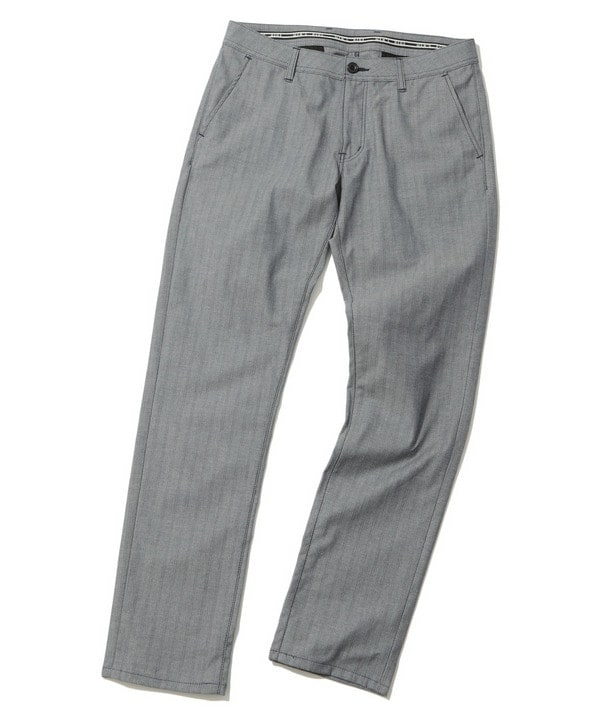 ＜ON/OFF兼用＞シャドーヘリンボーンストレッチパンツ