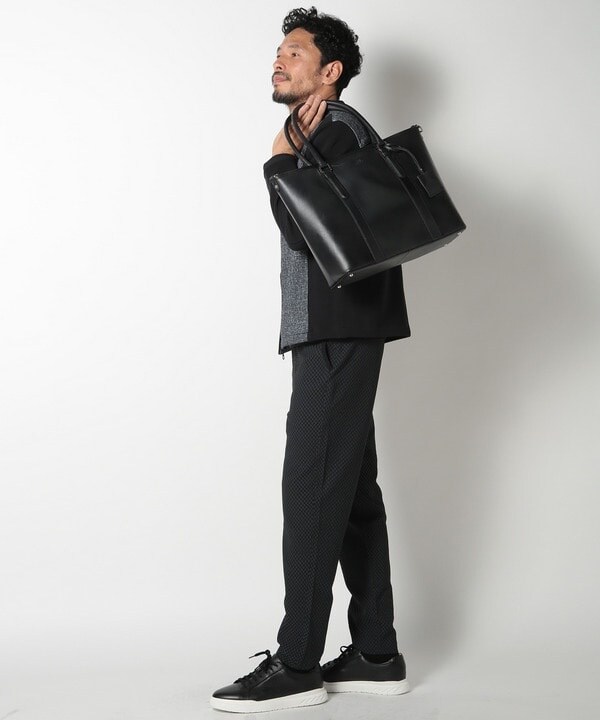 SEEKER/シーカー】別注ムラレザー2WAYトートバッグ | メンズビギ(MEN'S