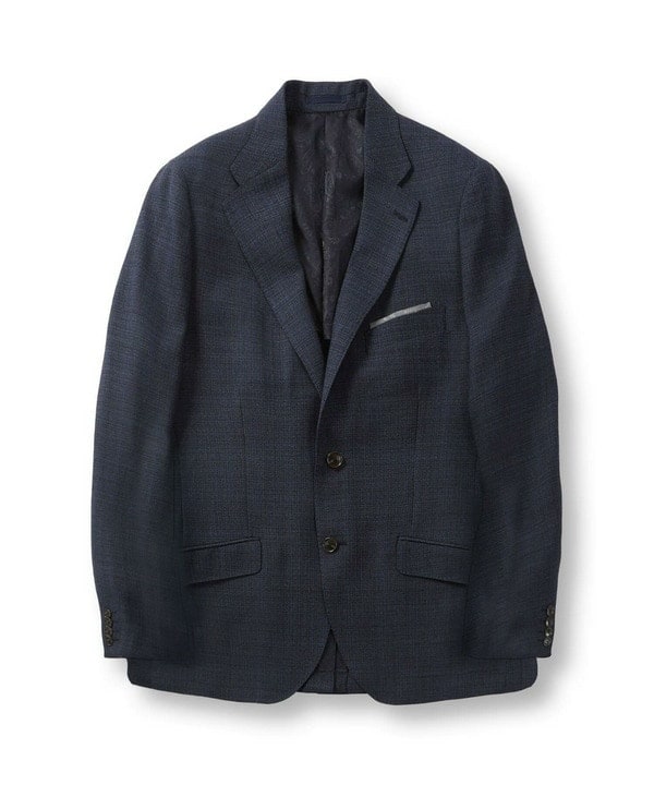 メンズ テーラードジャケット (青色・ネイビー・ブルー系) の