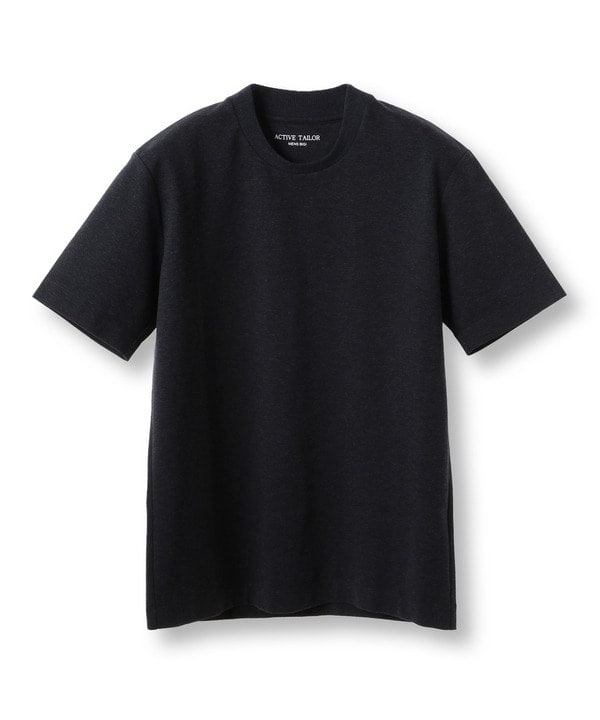 ACTIVE TAILOR】シルケットスムースVネックロングTシャツ