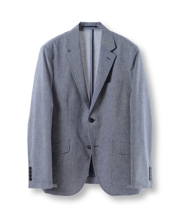 3Dサッカープリントストレッチジャケット＜EASY CARE＞ | メンズビギ