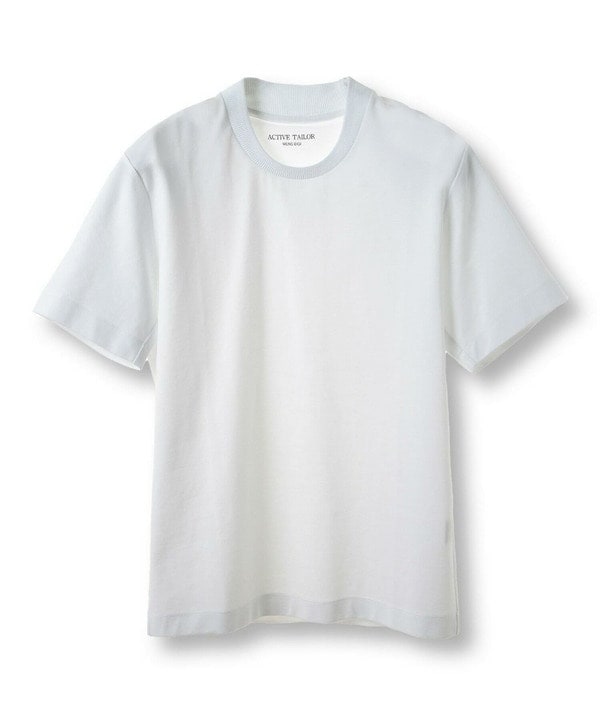 【ACTIVE TAILOR/アクティブテイラー】シルケットスムースVネックTシャツ＜接触冷感 / ACTIVE TAILOR/アクティブテイラー】シルケットスムースVネックT