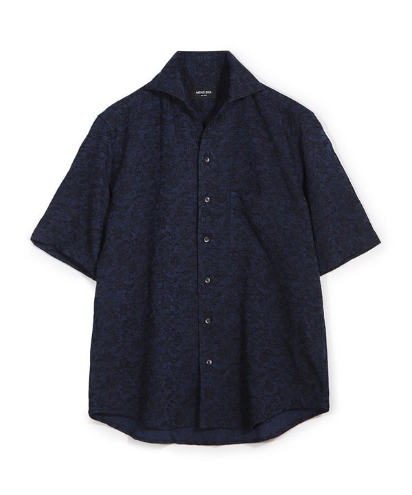 フラワープリント】ハーフスリーブ メッシュシャツ | アバハウス