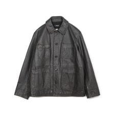 【JAGROSE/ジャグロース】別注ラムレザーカバーオール