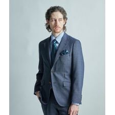 ミックスヤーン/ホップサックテーラードジャケット