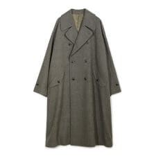 【50th Anniv . 菊池武夫】WOOL GLEN PLAID COAT