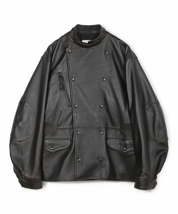 【新品】ノンネイティブ 22AW RIDER BLOUSON ライダース 黒 1 新品】ノンネイティブ 22AW RIDER BLOUSON ライダース 黒 1
