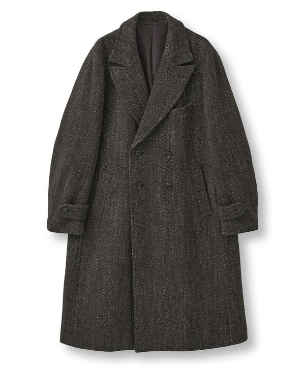 AURALEE】DOUBLE CLOTH LIGHT MELTON CHESTERFIELD COAT