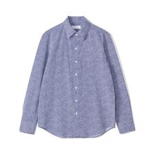 【ACTIVE TAILOR/アクティブテイラー】ドットエアーフラワープリントドレスシャツ＜ストレッ