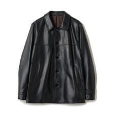 ライトラムレザー カバーオールブルゾン