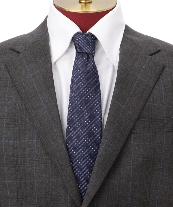 メンズビギ] Claccico Seta＞小紋柄タイ made in japan 01ネイビー F