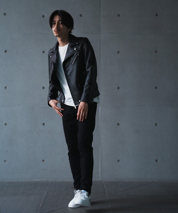 極美品✨ラトルトラップ　ライダースジャケット　ダブル　羊革　ラムレザー LL セール】SHEEP LEATHER/シープレザー シングルライダース