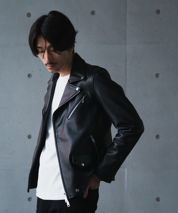SHEEP LEATHER/シープレザー ダブルライダースジャケット